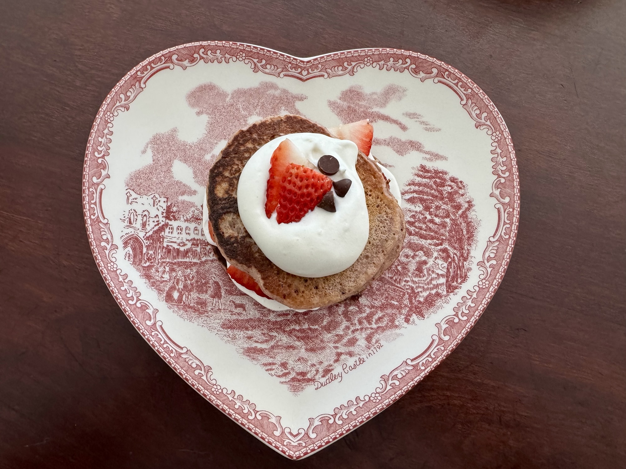 Strawberry Chocolate Chip Pancakes
