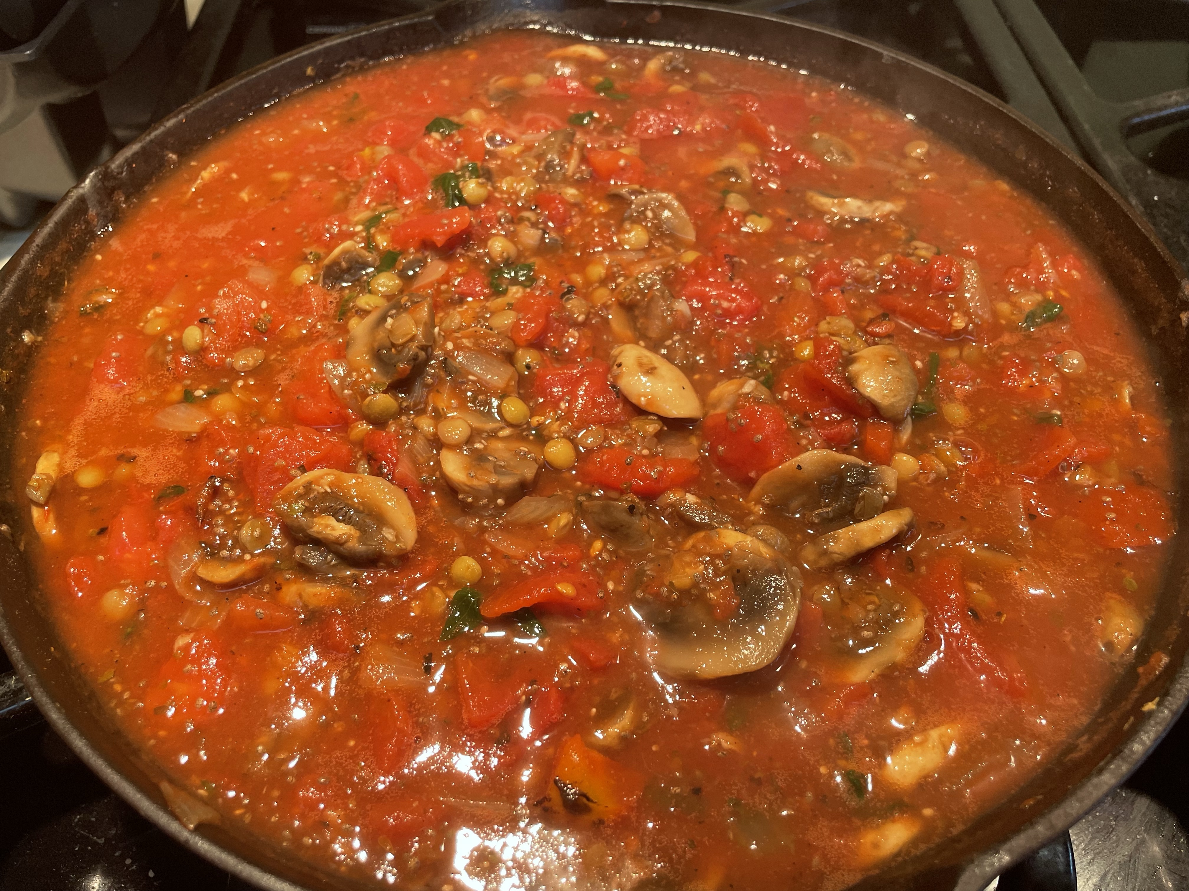 Lentil Spaghetti Sauce