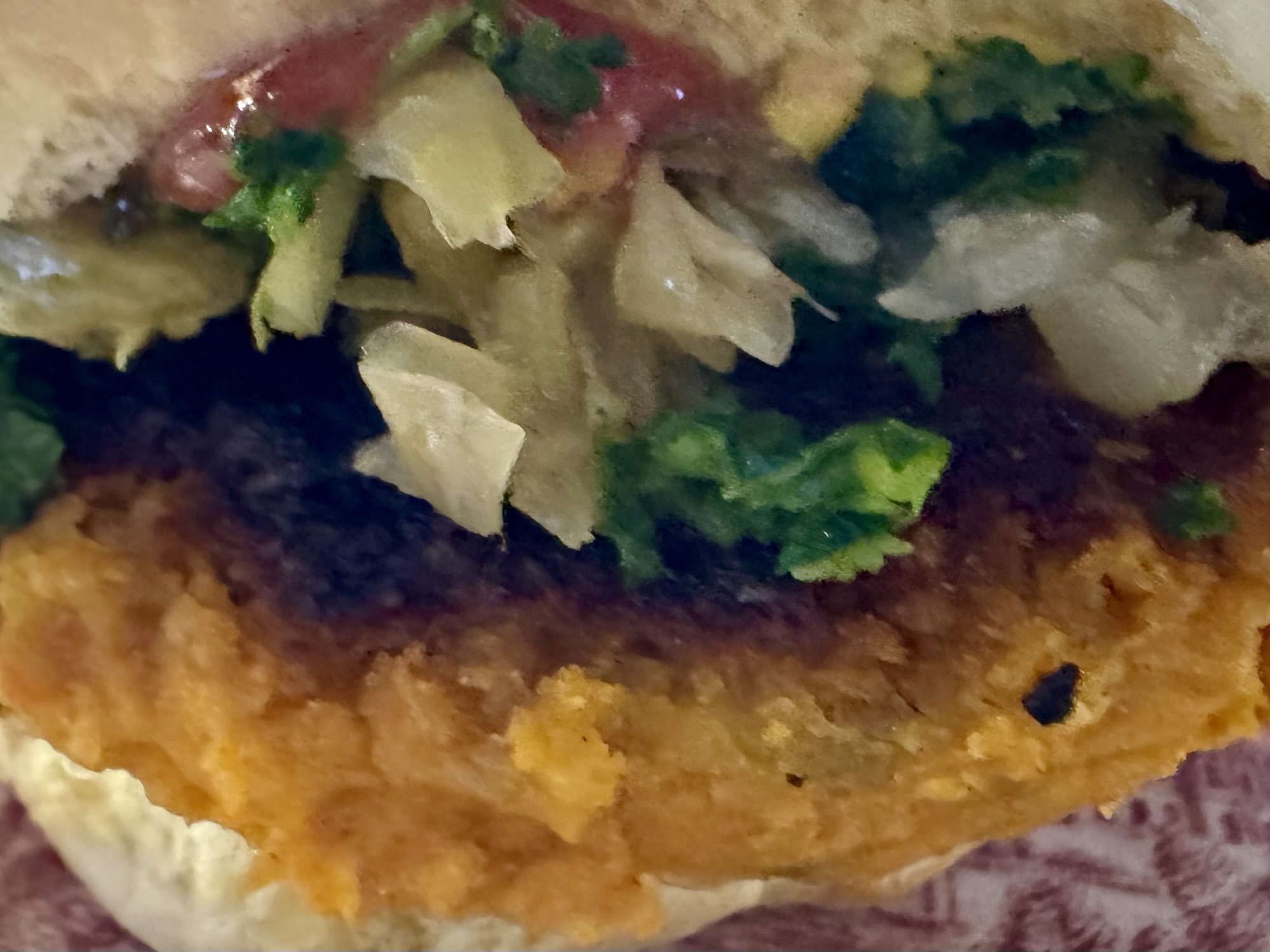 Chickpea Sweet Potato Burger